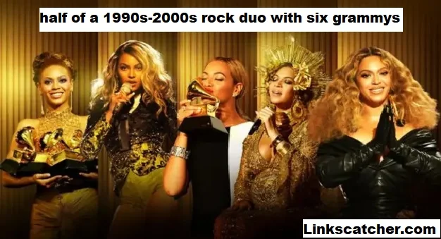 half of a 1990s-2000s rock duo with six grammys